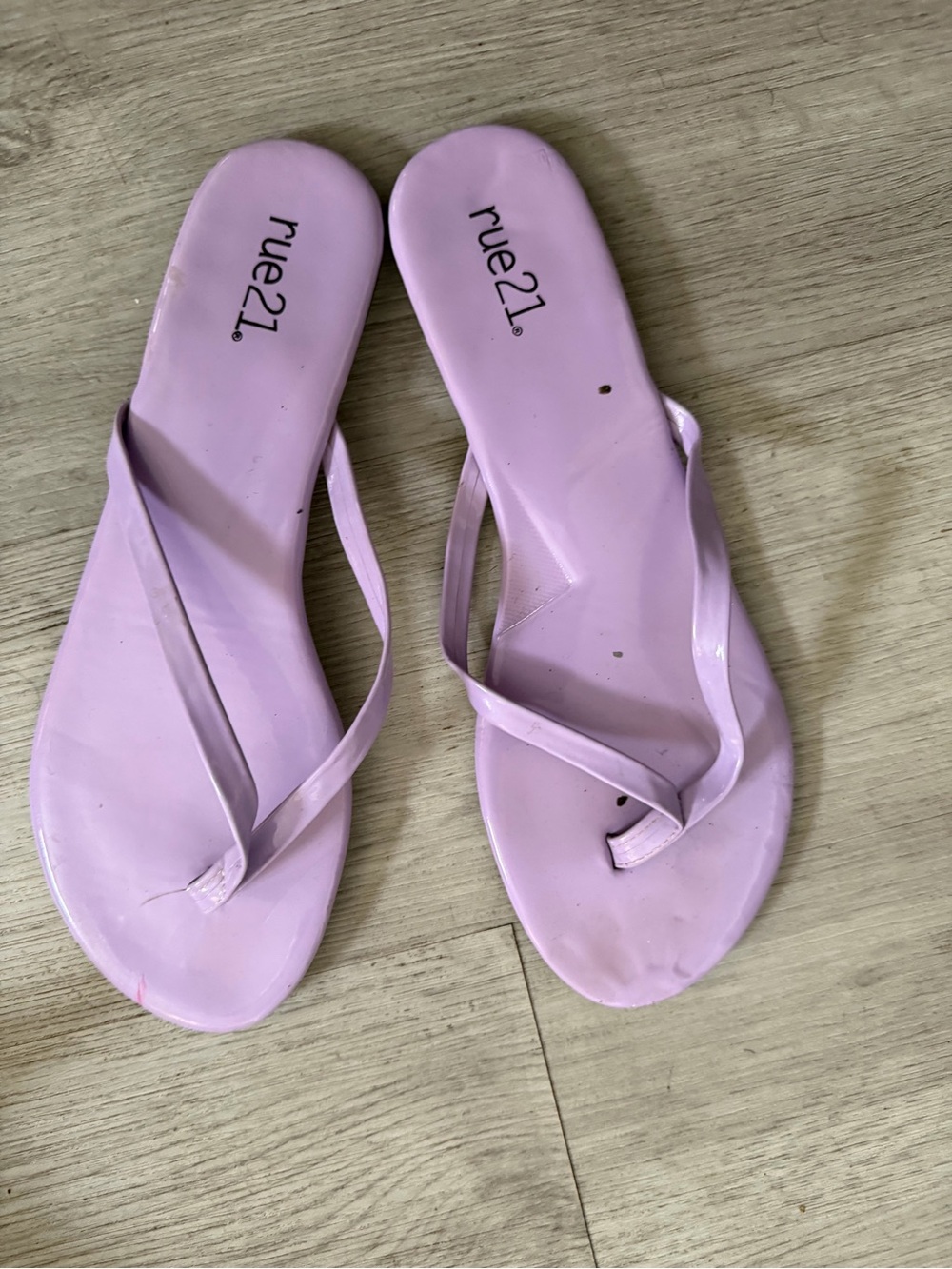 Rue21 Lilac Flip Thong Sandals